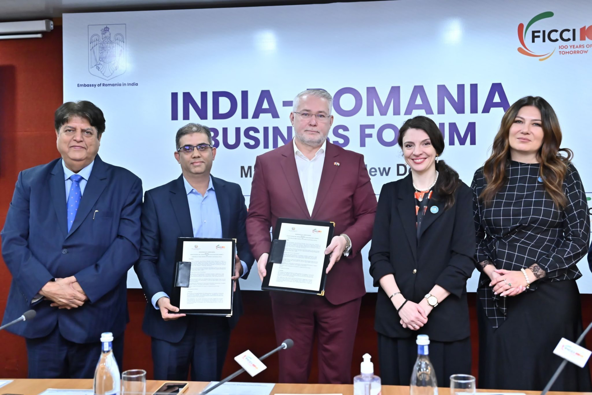 Signing of the Memorandum of Understanding with FICCI